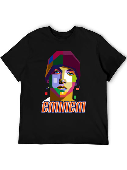 Music Unisex Cotton T-Shirt with Front Heat Transfer Print Xbbxy8fbxc5u