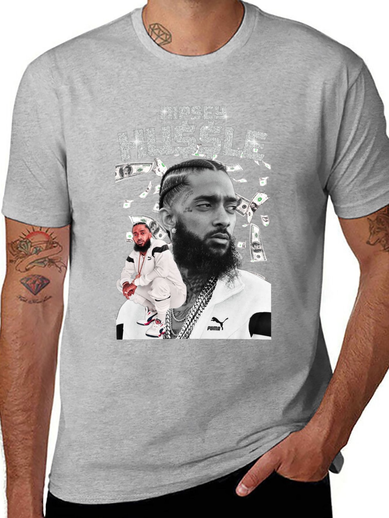 Music Unisex Cotton T-Shirt with Front Heat Transfer Print Xbbxo2zhxbkp