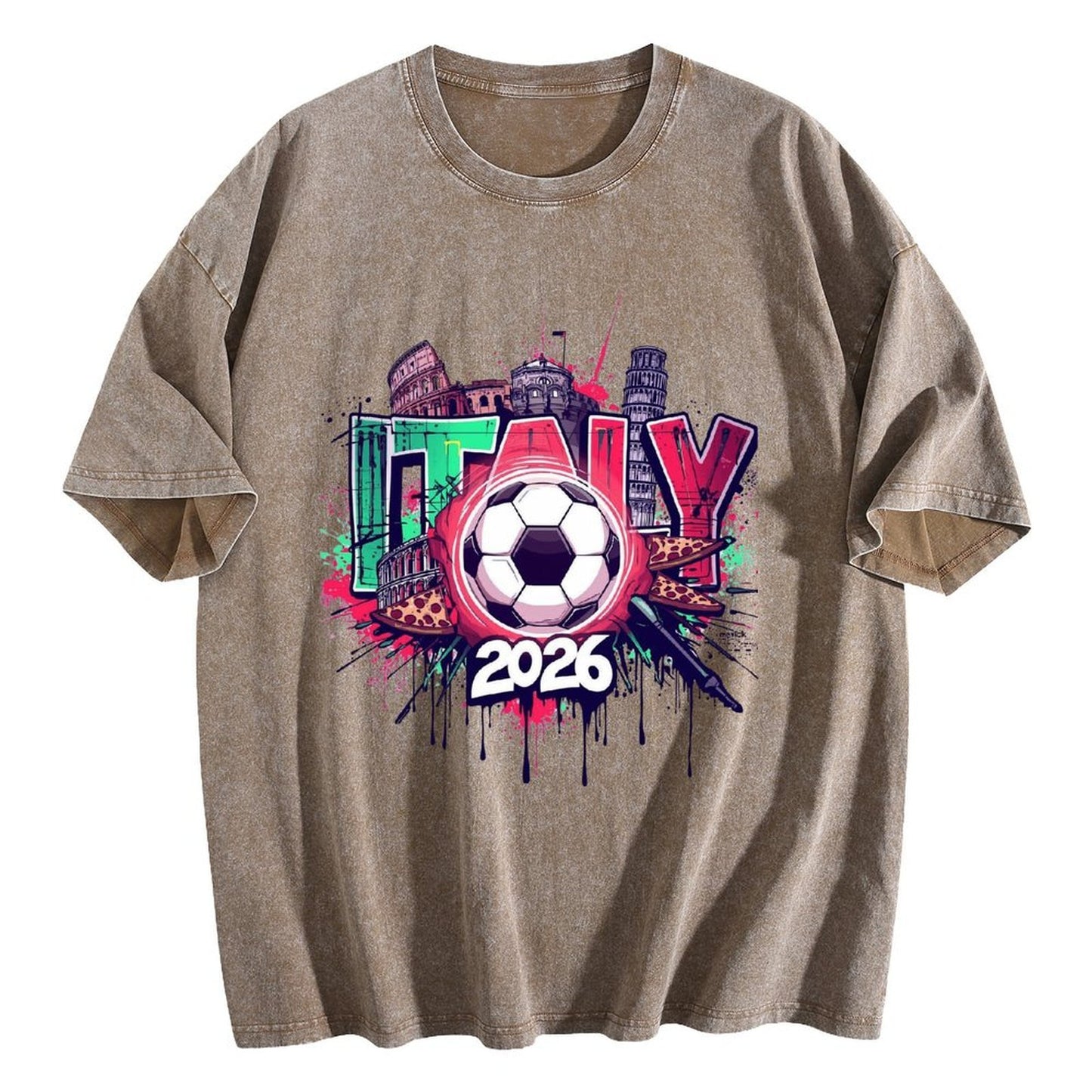 2026 World Cup Cotton T-Shirt Italy