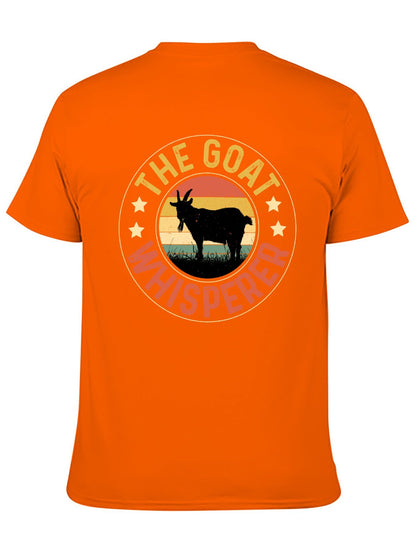 Unisex Cotton T-Shirt with Back Heat Transfer Printxb443svordle