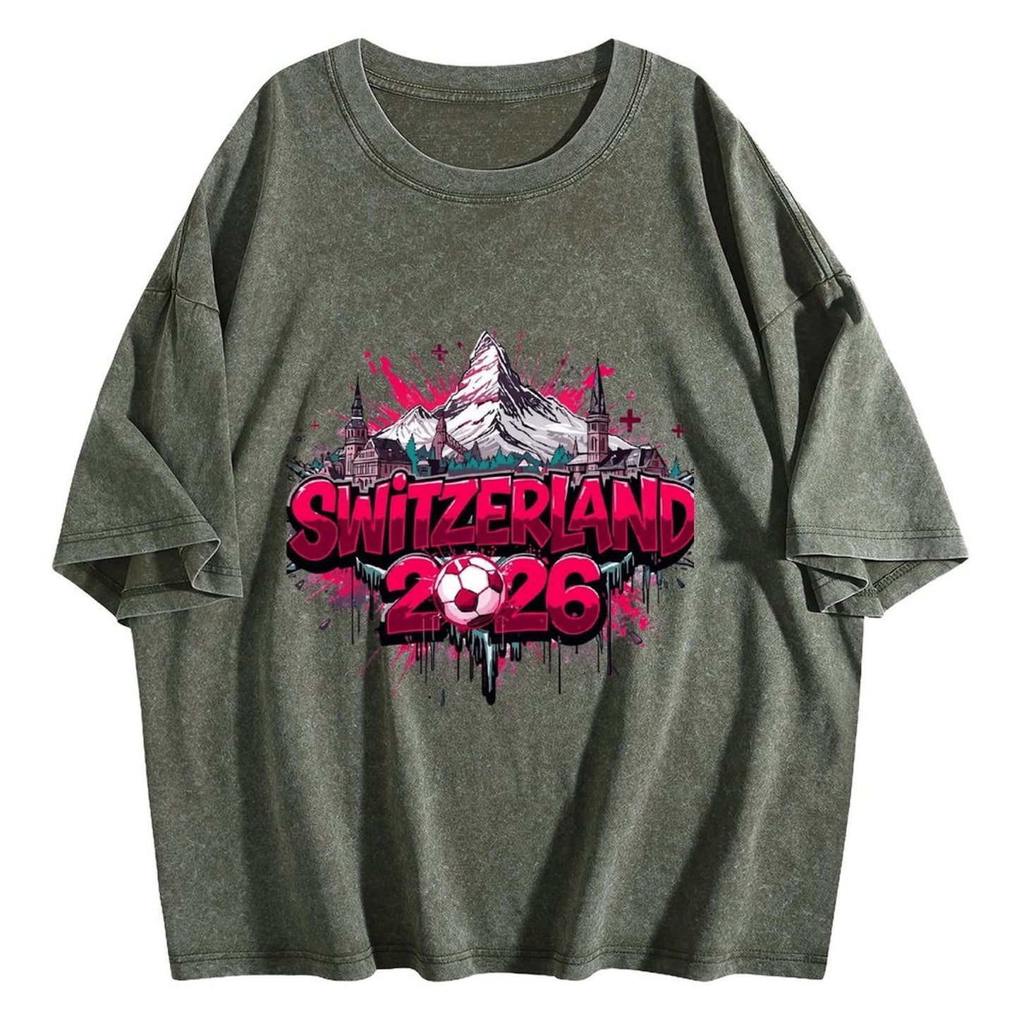 2026 World Cup Cotton T-Shirt Swizzerland