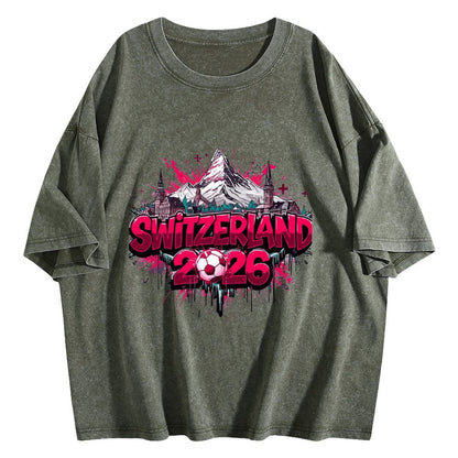 2026 World Cup Cotton T-Shirt Swizzerland
