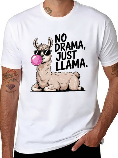 Funny Animals Unisex Cotton T-Shirt with Front Heat Transfer Print Xg2wd2qm6jrx