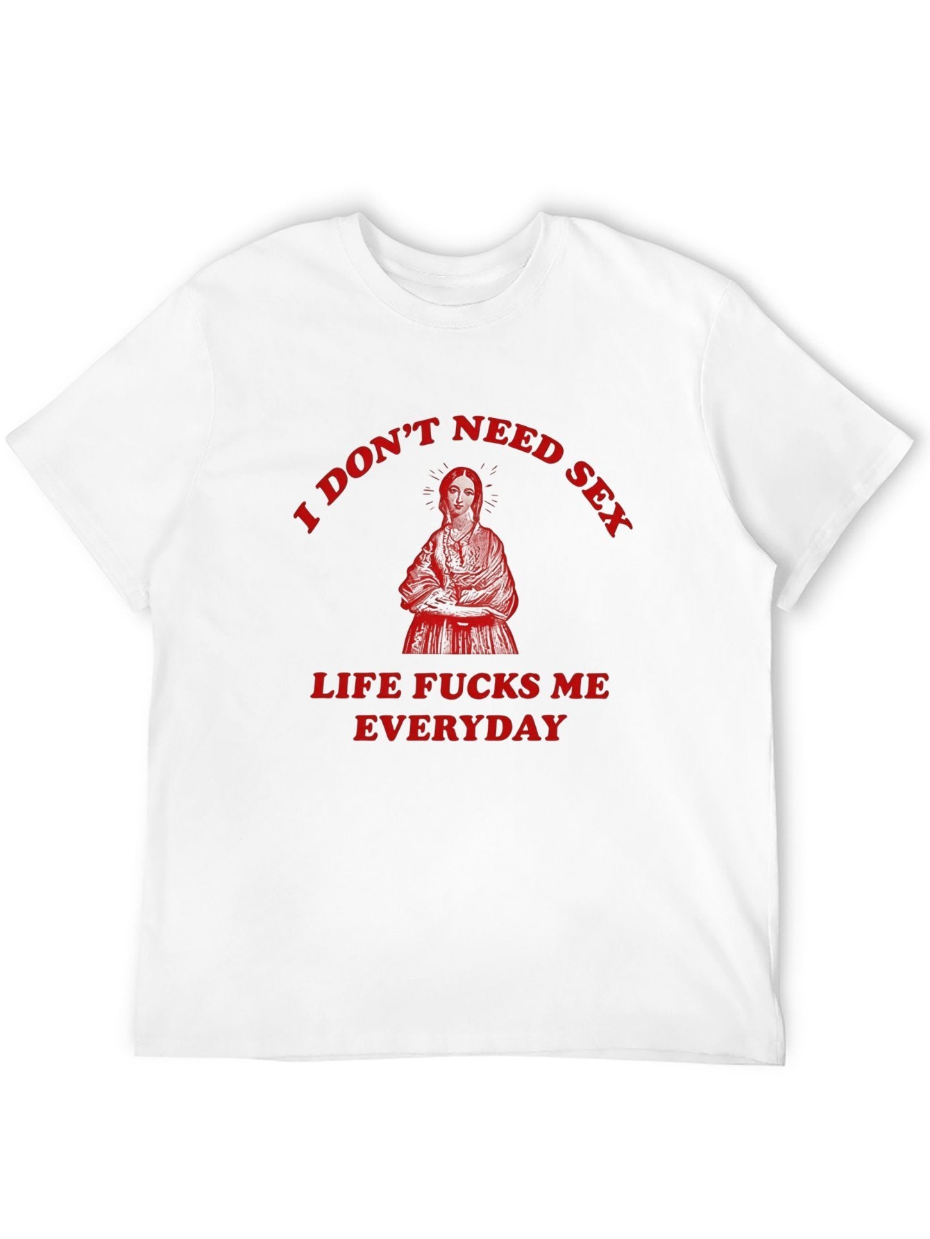 Unisex Cotton T-Shirt with Front Heat Transfer Printxg2kfceozc6q