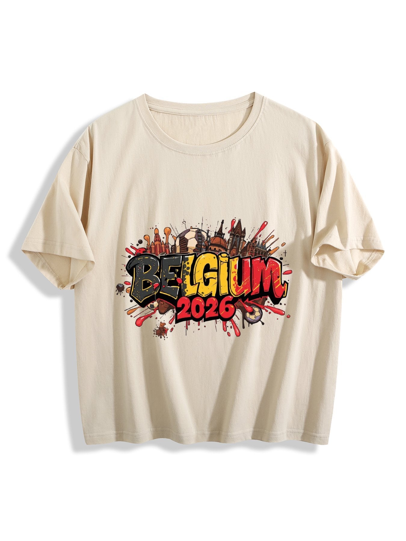 World Cup 2026 Women's Crop Top T-Shirt Belgium
