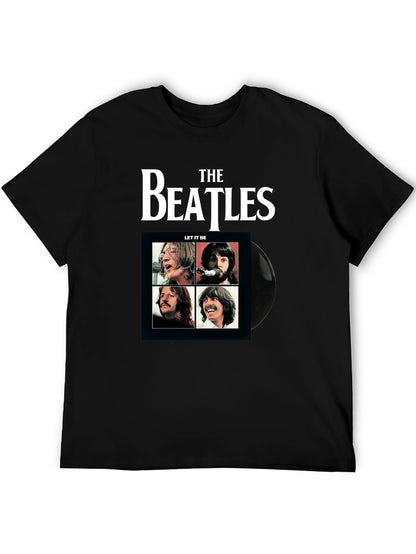 Music Unisex Cotton T-Shirt with Front Heat Transfer Print Xbb950j4vnug