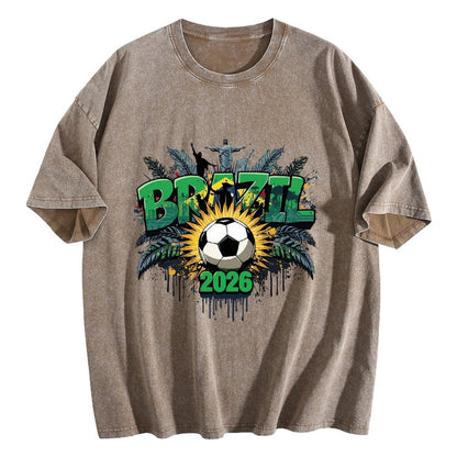 2026 World Cup Cotton T-Shirt Brazil
