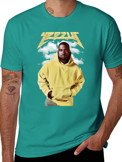 Music Unisex Cotton T-Shirt with Front Heat Transfer Print Xbbxo2ofpoh0