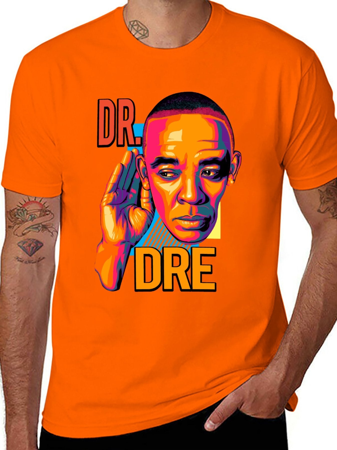 Music Unisex Cotton T-Shirt with Front Heat Transfer Print Xbbxy84fvfo6