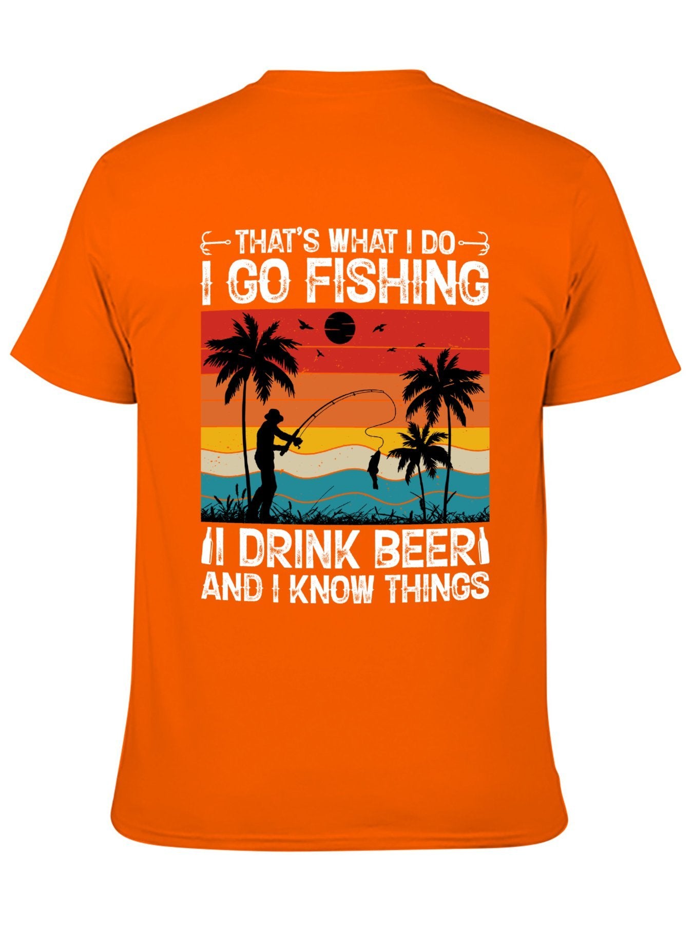 Unisex Cotton T-Shirt with Back Heat Transfer Printxb443db7equq