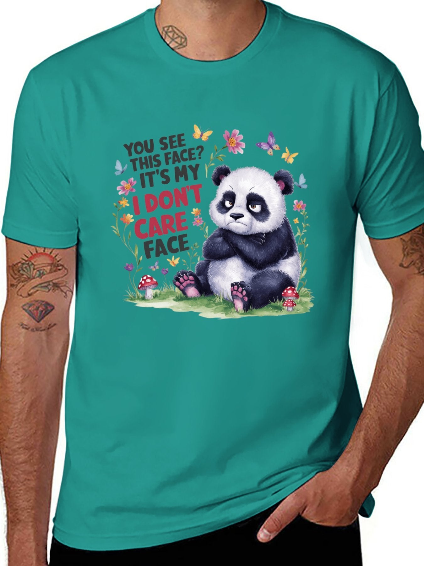 Funny Animals Unisex Cotton T-Shirt with Front Heat Transfer Print Xg2wdsr7c0y0