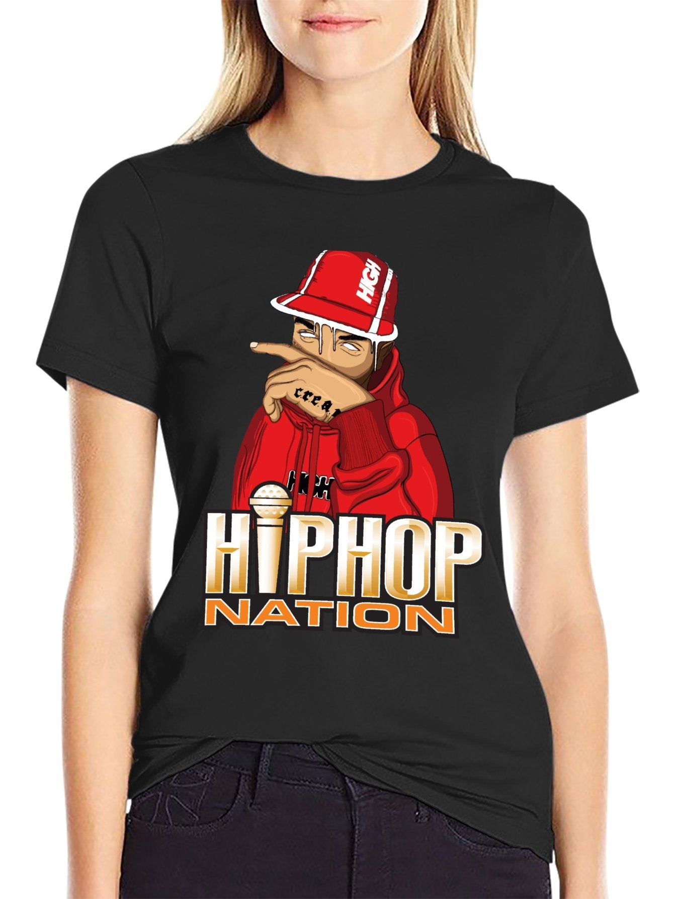 Music Unisex Cotton T-Shirt with Front Heat Transfer Print Xbbxy8xc629k