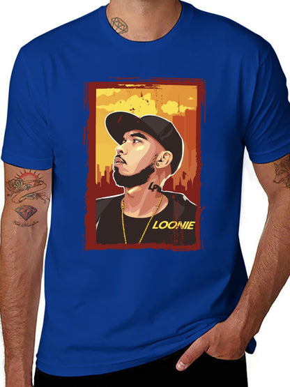 Music Unisex Cotton T-Shirt with Front Heat Transfer Print Xbbxy2mtjzbc