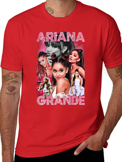 Music Unisex Cotton T-Shirt with Front Heat Transfer Print Xbb950un77wk