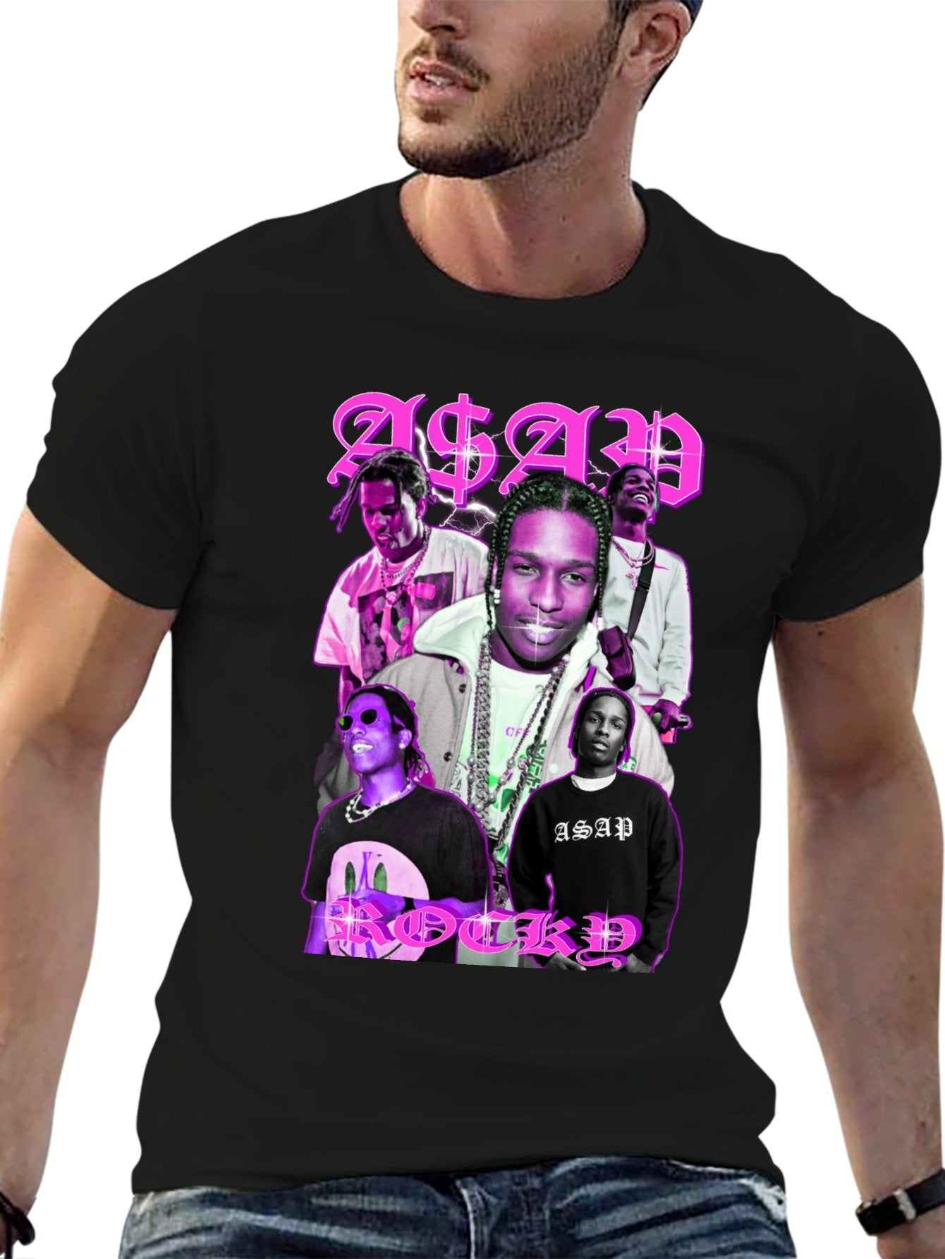 Music Unisex Cotton T-Shirt with Front Heat Transfer Print Xbb950ydo4o6