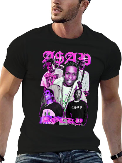 Music Unisex Cotton T-Shirt with Front Heat Transfer Print Xbb950ydo4o6