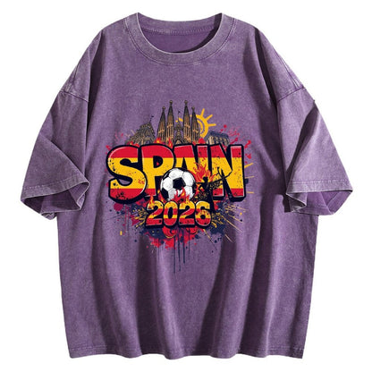 2026 World Cup Cotton T-Shirt Spain