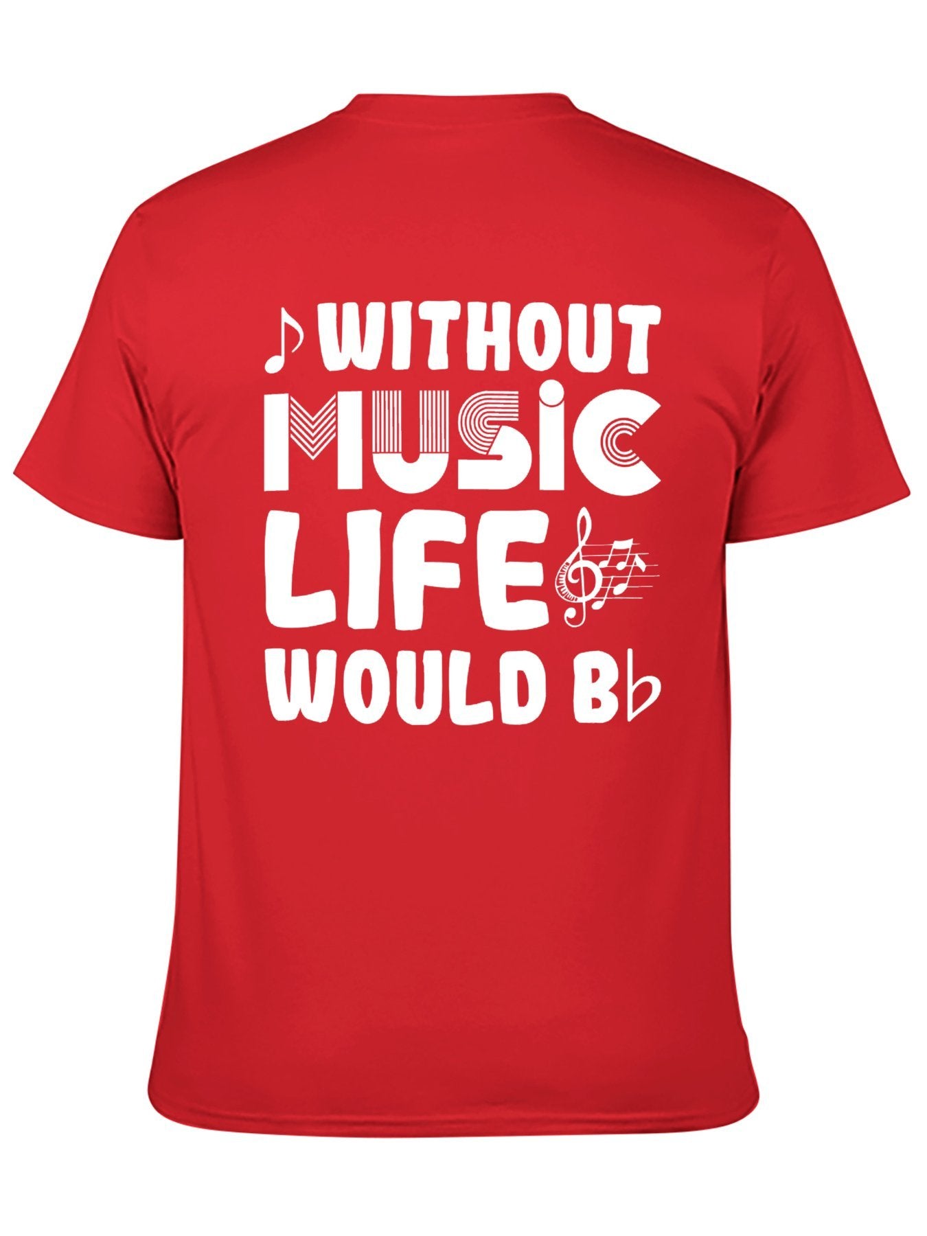Unisex Cotton T-Shirt with Back Heat Transfer Printxb9hzy49hcs1