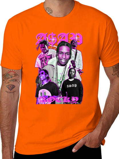 Music Unisex Cotton T-Shirt with Front Heat Transfer Print Xbb950ydo4o6