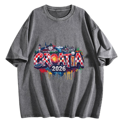 2026 World Cup Cotton T-Shirt Croatia