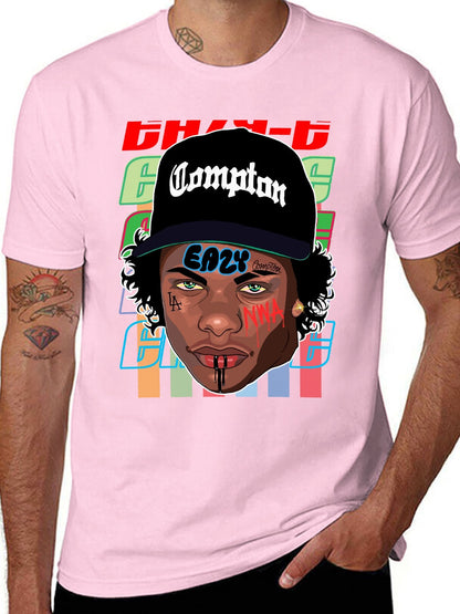 Music Unisex Cotton T-Shirt with Front Heat Transfer Print Xbbxy89f0w1x