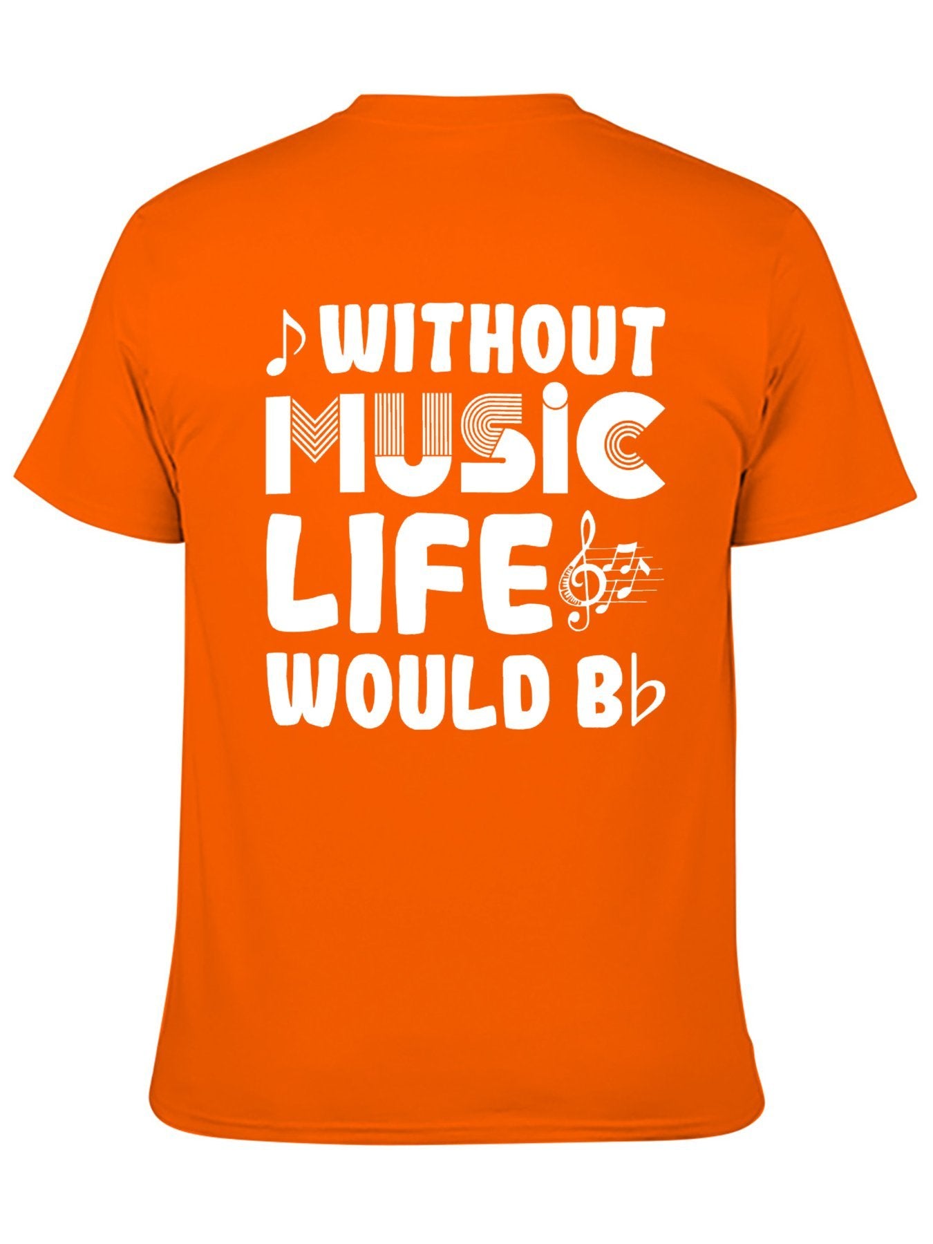 Unisex Cotton T-Shirt with Back Heat Transfer Printxb9hzy49hcs1