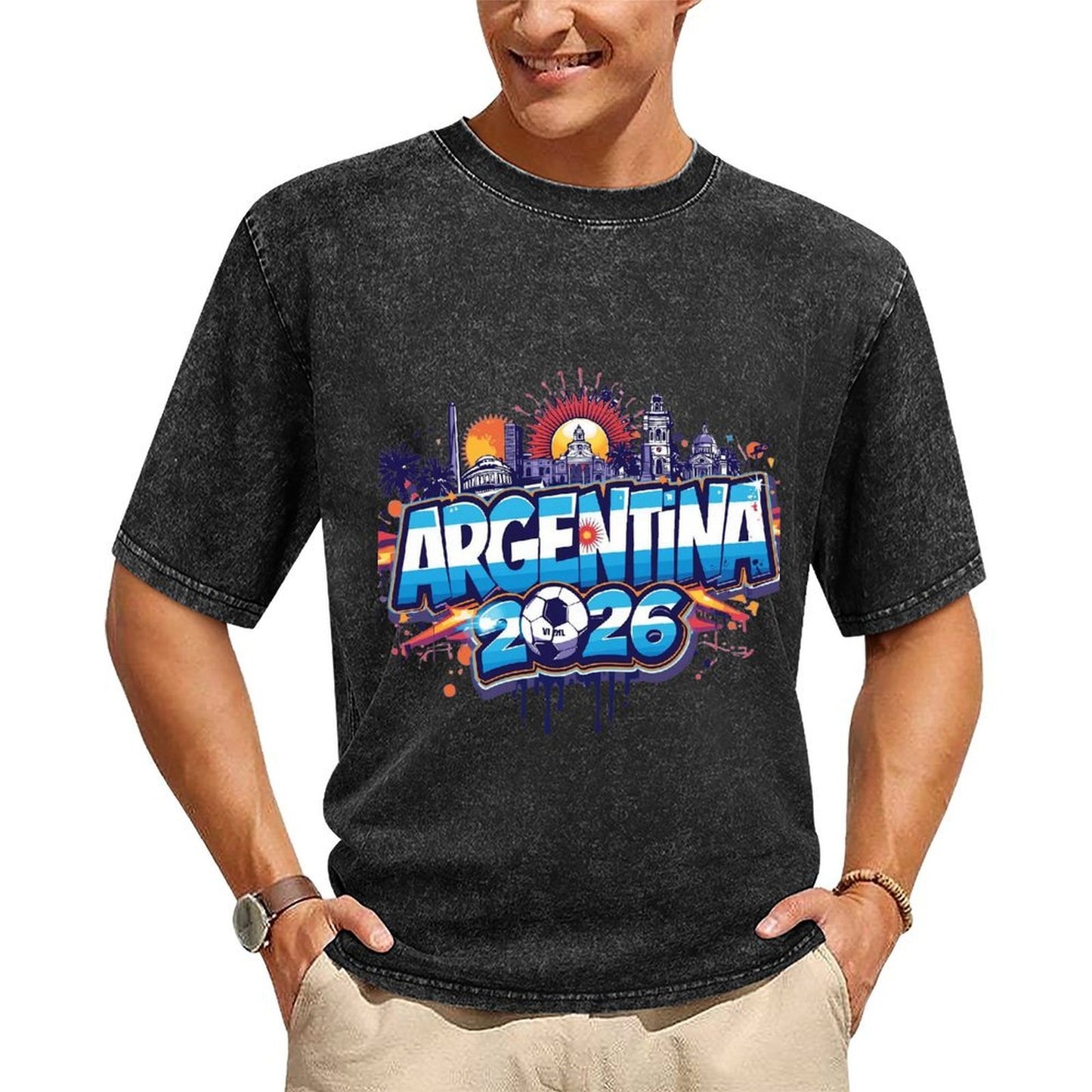 2026 World Cup Cotton T-Shirt Argentina
