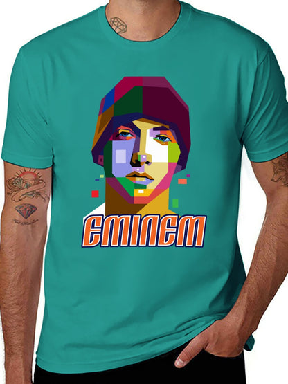 Music Unisex Cotton T-Shirt with Front Heat Transfer Print Xbbxy8fbxc5u