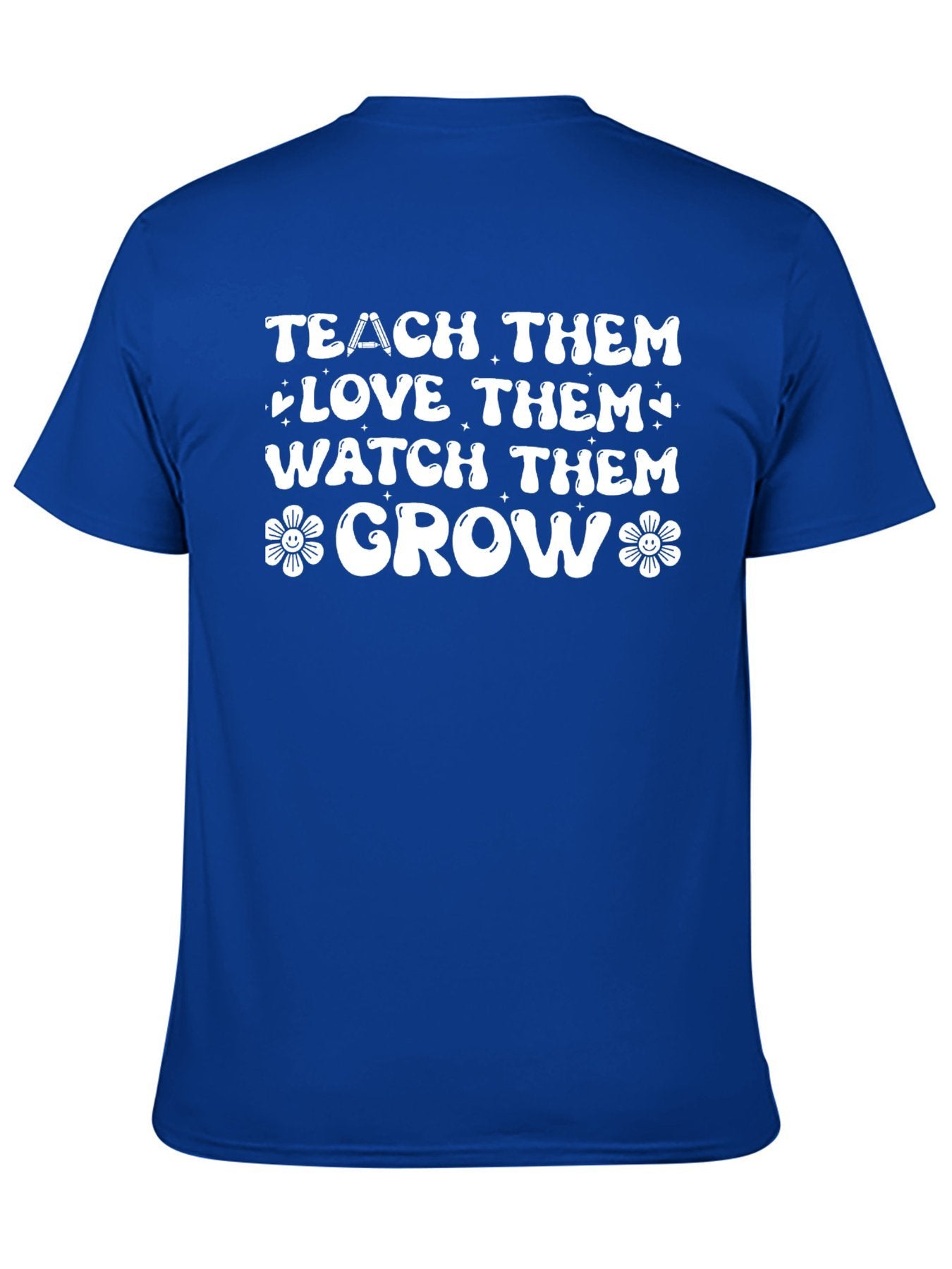 Unisex Cotton T-Shirt with Back Heat Transfer Printxb4432tecuqp