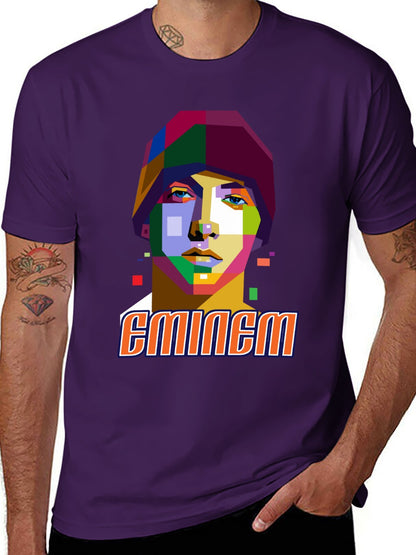 Music Unisex Cotton T-Shirt with Front Heat Transfer Print Xbbxy8fbxc5u