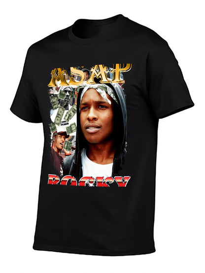 Music Unisex Cotton T-Shirt with Front Heat Transfer Print Xbb950yo42vp