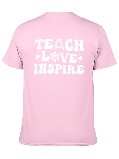 Unisex Cotton T-Shirt with Back Heat Transfer Printxb443d8z9zn0