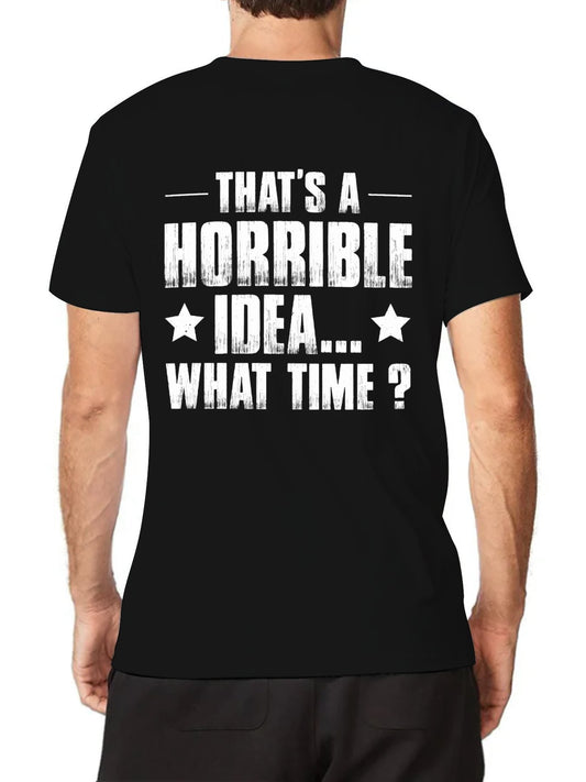 Unisex Cotton T-Shirt with Back Heat Transfer Printxb4432ekq12c