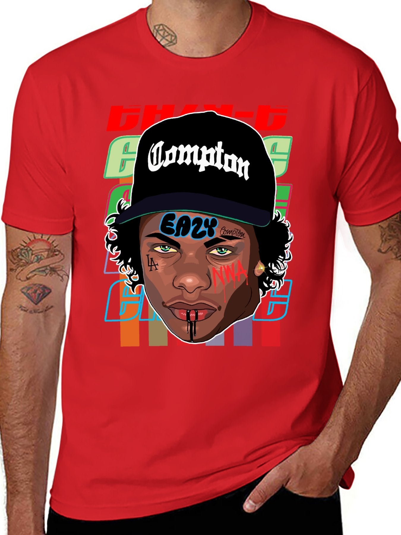 Music Unisex Cotton T-Shirt with Front Heat Transfer Print Xbbxy89f0w1x