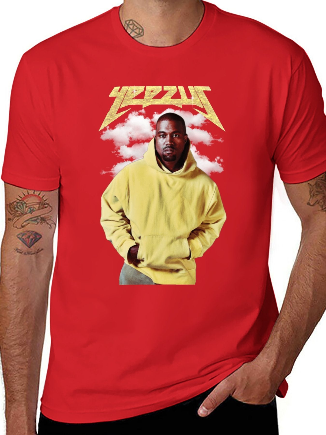 Music Unisex Cotton T-Shirt with Front Heat Transfer Print Xbbxo2ofpoh0