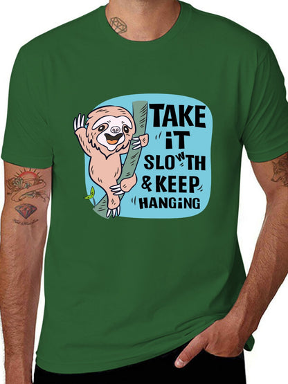 Funny Animals Unisex Cotton T-Shirt with Front Heat Transfer Print Xg2wdd3dtmrg