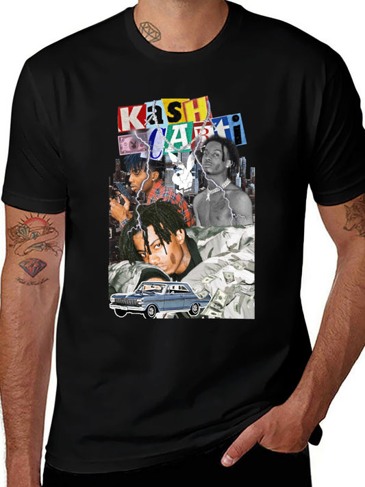 Music Unisex Cotton T-Shirt with Front Heat Transfer Print Xbbxo22yqsr1