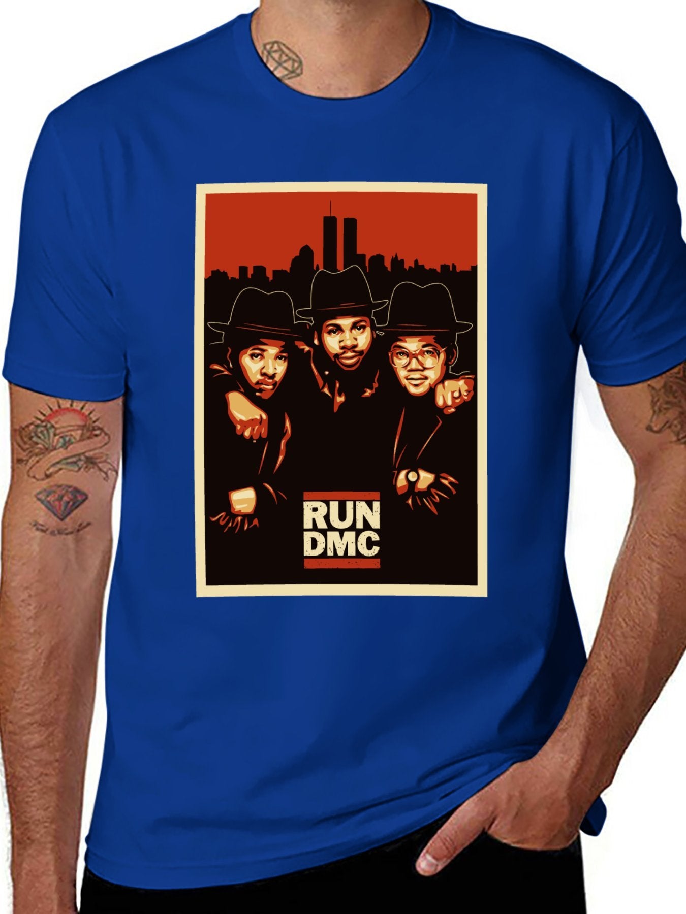 Music Unisex Cotton T-Shirt with Front Heat Transfer Print Xbbxy8v642mx