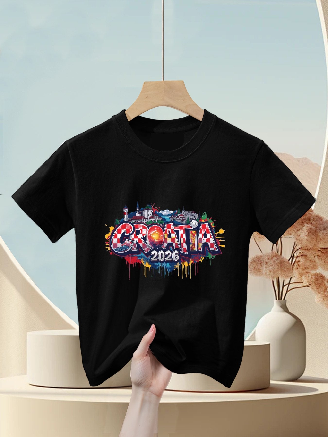 Wolrd Cup 2026 Children's T-shirt Croatia