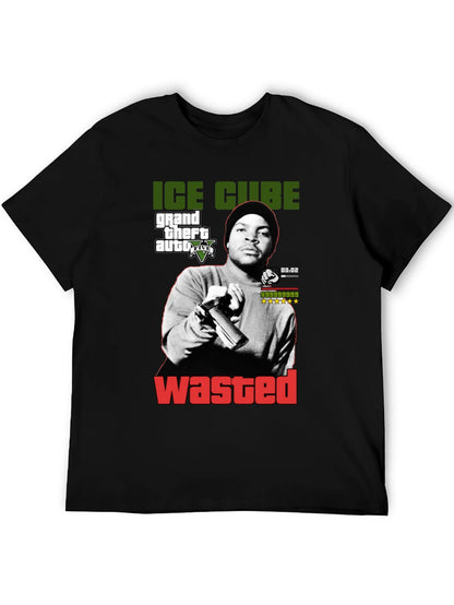 Music Unisex Cotton T-Shirt with Front Heat Transfer Print Xbb950b9pdyk