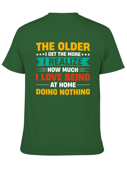 Unisex Cotton T-Shirt with Back Heat Transfer Printxb443sfeu13d