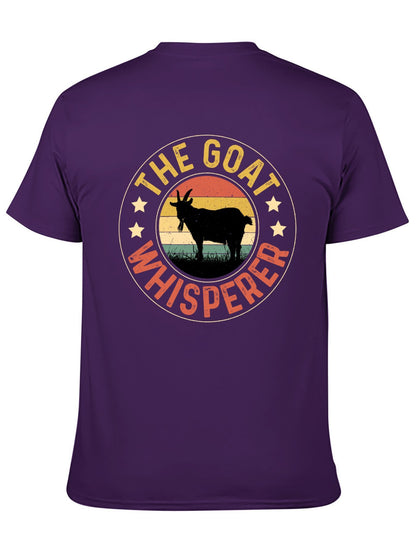Unisex Cotton T-Shirt with Back Heat Transfer Printxb443svordle
