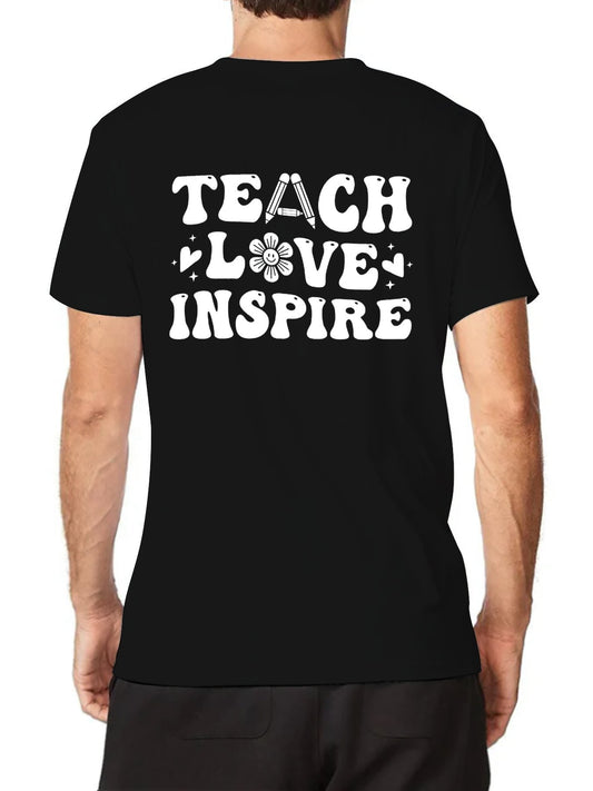 Unisex Cotton T-Shirt with Back Heat Transfer Printxb443d8z9zn0