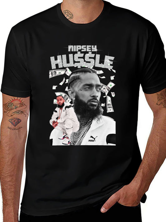Music Unisex Cotton T-Shirt with Front Heat Transfer Print Xbbxo2zhxbkp