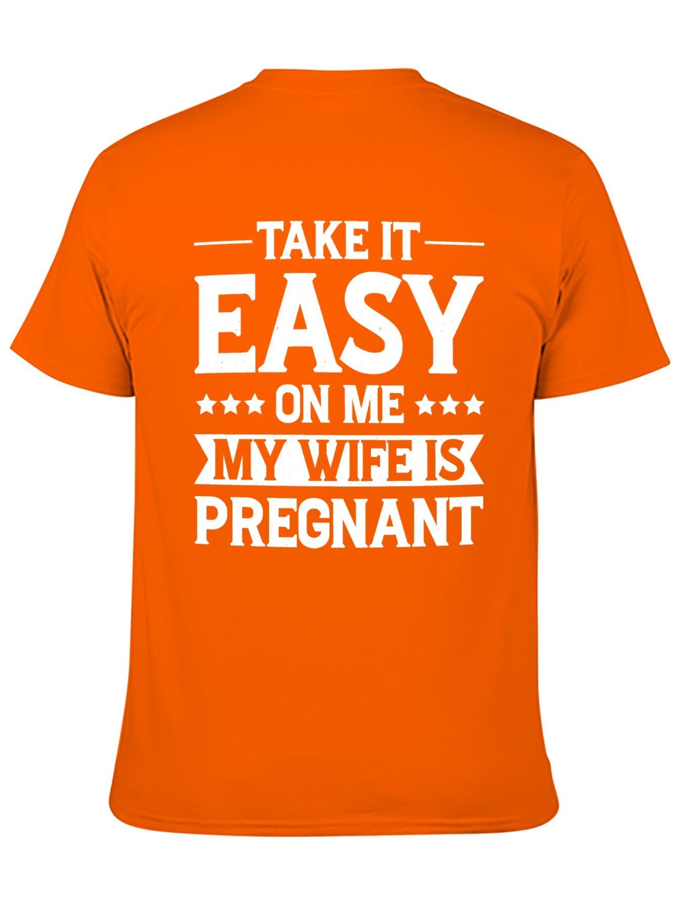 Unisex Cotton T-Shirt with Back Heat Transfer Printxb443xxznvh6