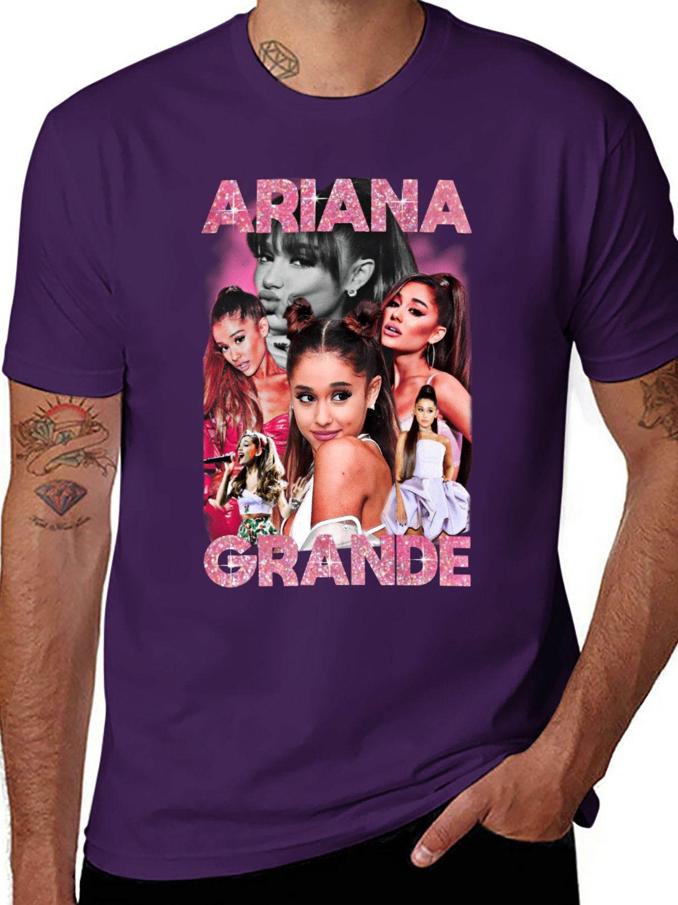 Music Unisex Cotton T-Shirt with Front Heat Transfer Print Xbb950un77wk