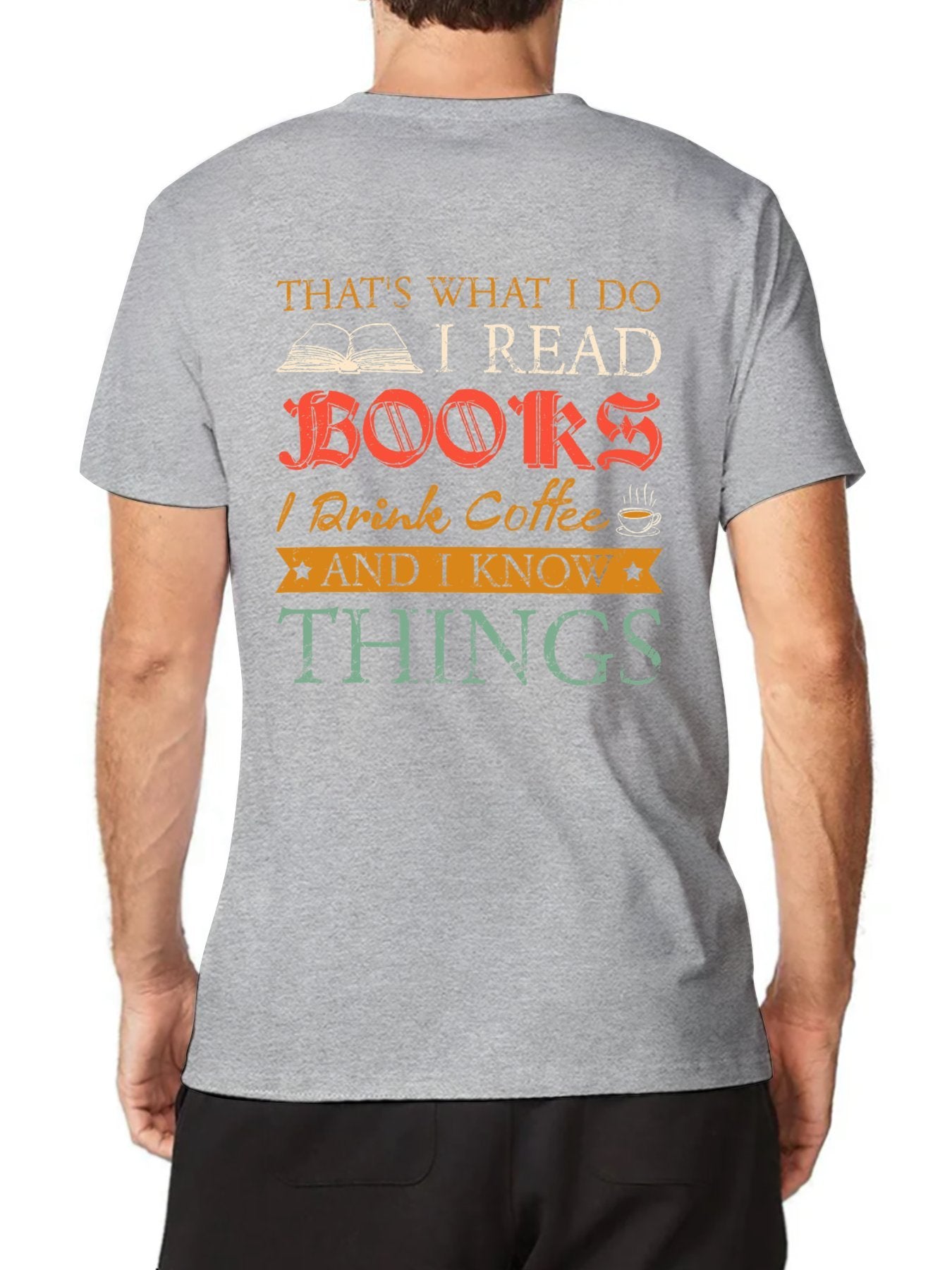 Unisex Cotton T-Shirt with Back Heat Transfer Printxb44320f4d1g