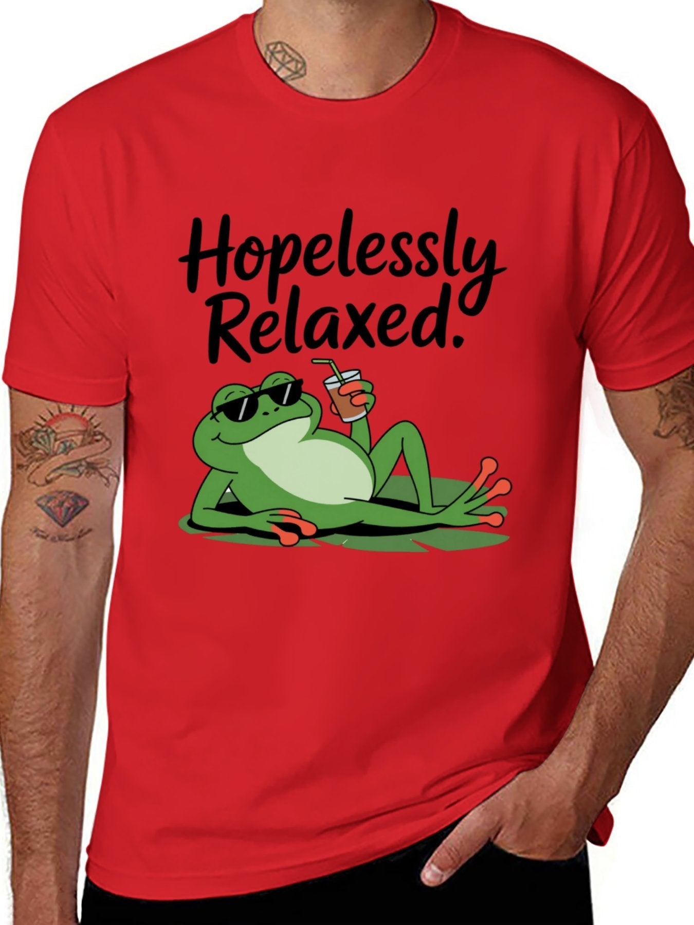 Funny Animals Unisex Cotton T-Shirt with Front Heat Transfer Print Xg2wdd45qp80