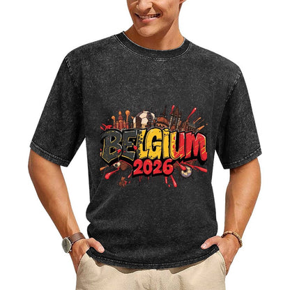 2026 World Cup Cotton T-Shirt Belgium
