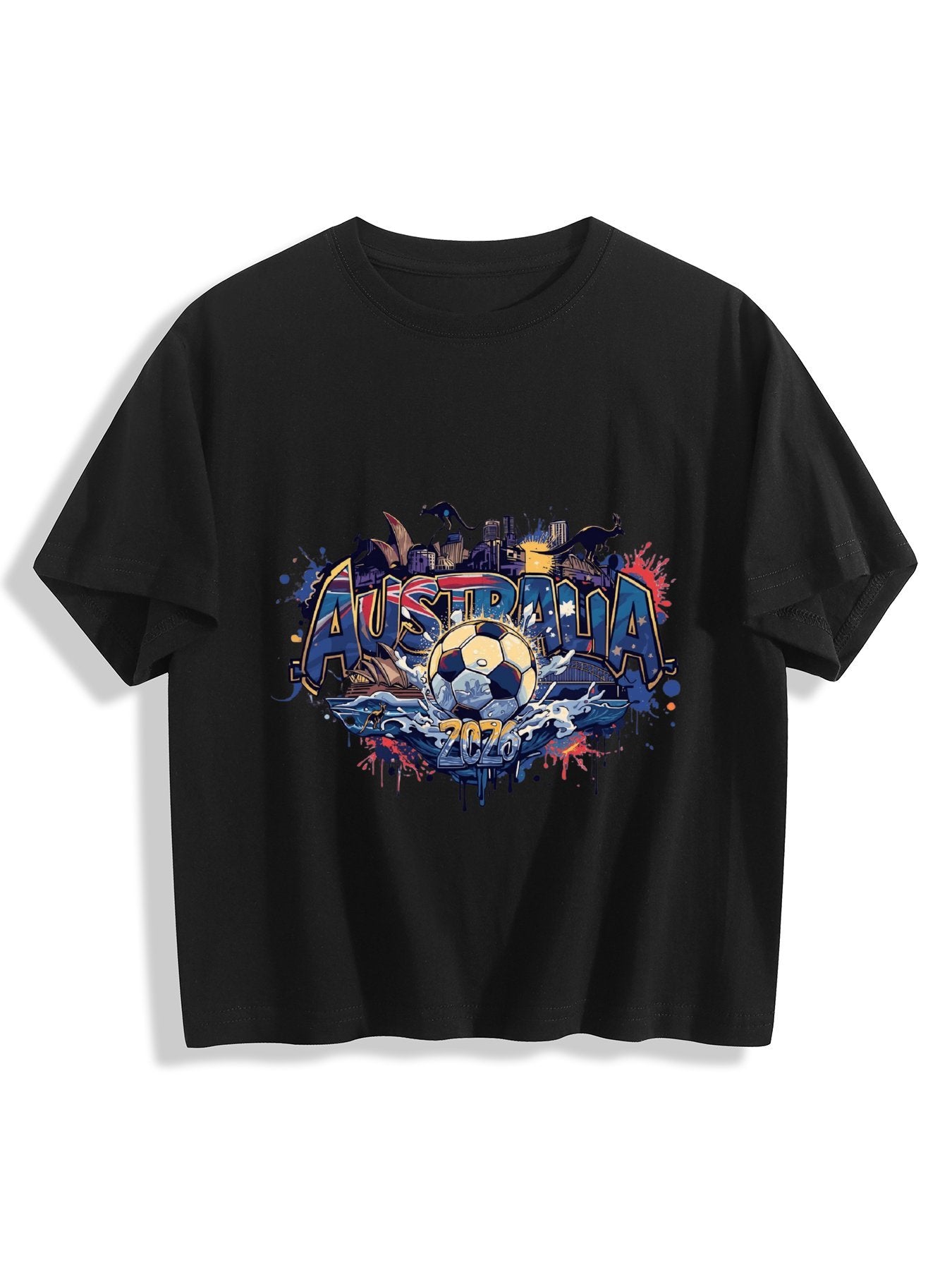 World Cup 2026 Women's Crop Top T-Shirt Australia
